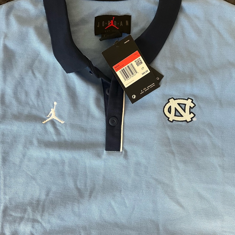 NWT! UNC JORDAN POLO SIZE L MSRP $65